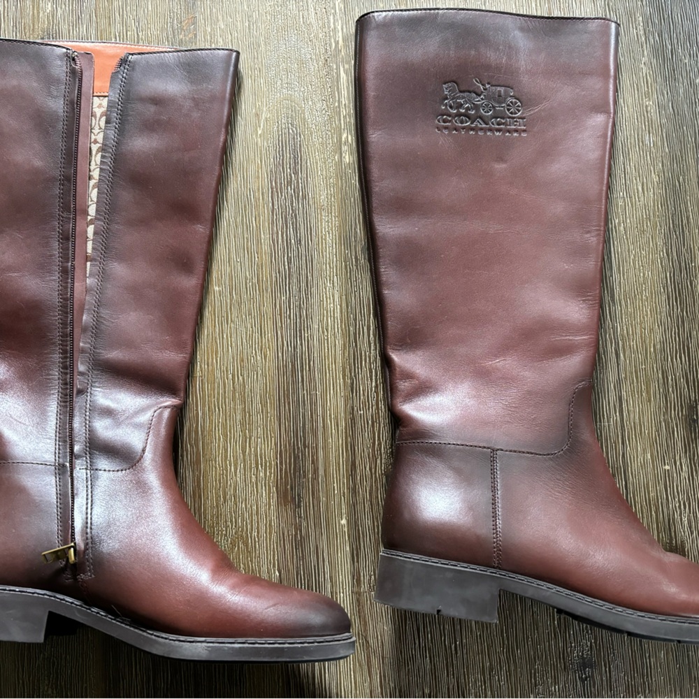Coach boots. Brand new. Never worn.